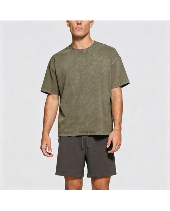 Heavyweight Solid Color T-Shirt
