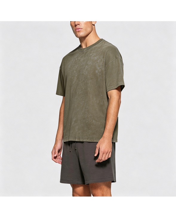 Heavyweight Solid Color T-Shirt