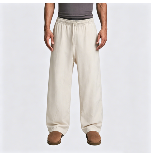 American Retro Embroidered Casual Pants