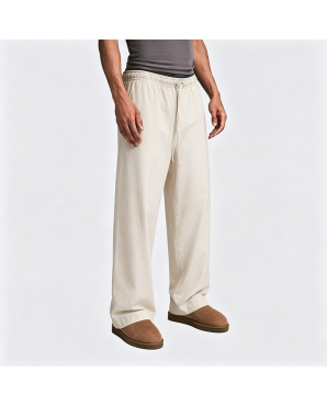 American Retro Embroidered Casual Pants