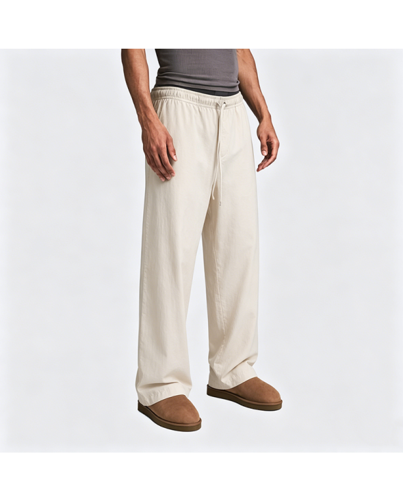 American Retro Embroidered Casual Pants