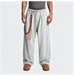 American Retro Curve Knife Sweatpants