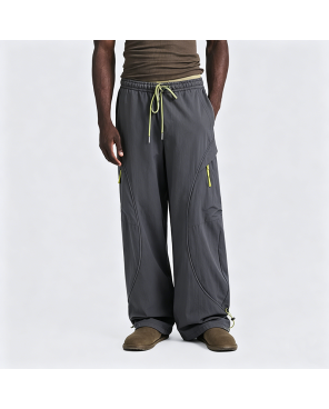 Outdoor Sport Workwear Patchwork Straight-Leg Pants
