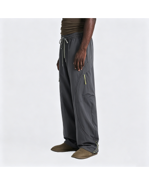 Outdoor Sport Workwear Patchwork Straight-Leg Pants