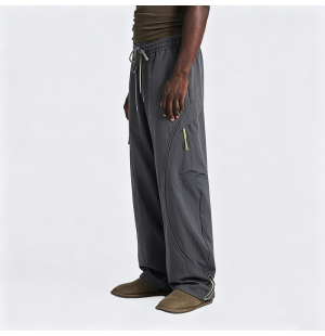Outdoor Sport Workwear Patchwork Straight-Leg Pants