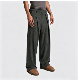 American Retro Wide-Leg Trousers