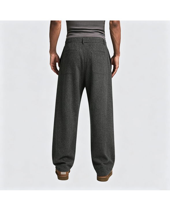 American Retro Wide-Leg Trousers