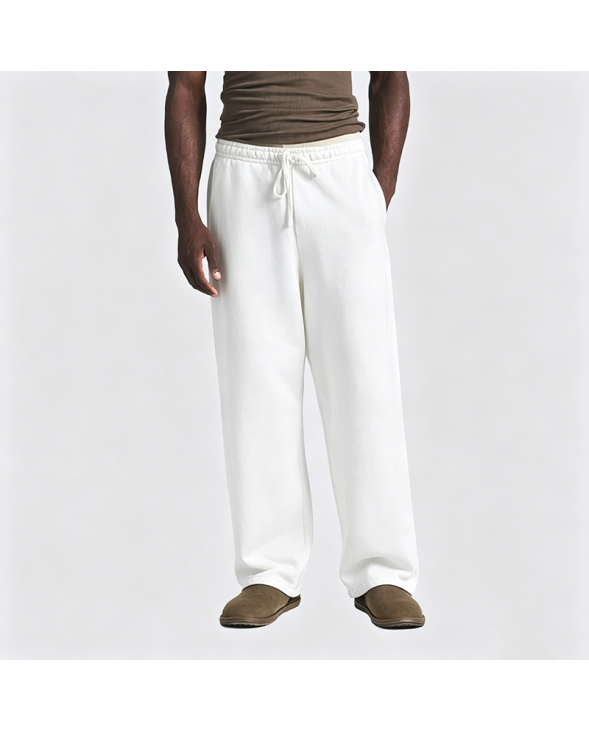 Textured Ice Silk Casual Trousers
