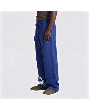 American Street Print Straight-leg Casual Pants