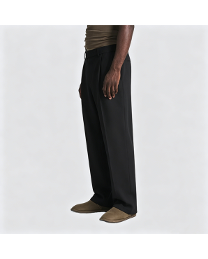 Summer Solid Color Wide-Leg Casual Trousers