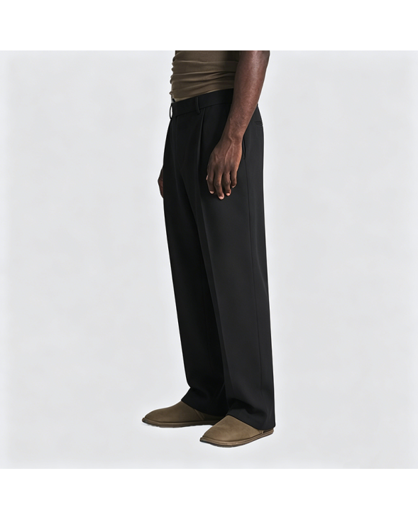 Summer Solid Color Wide-Leg Casual Trousers
