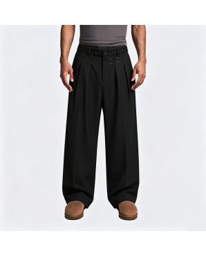 American-style Pleated Draped Casual Pants