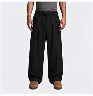 American-style Pleated Draped Casual Pants