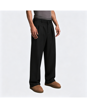 American-style Pleated Draped Casual Pants