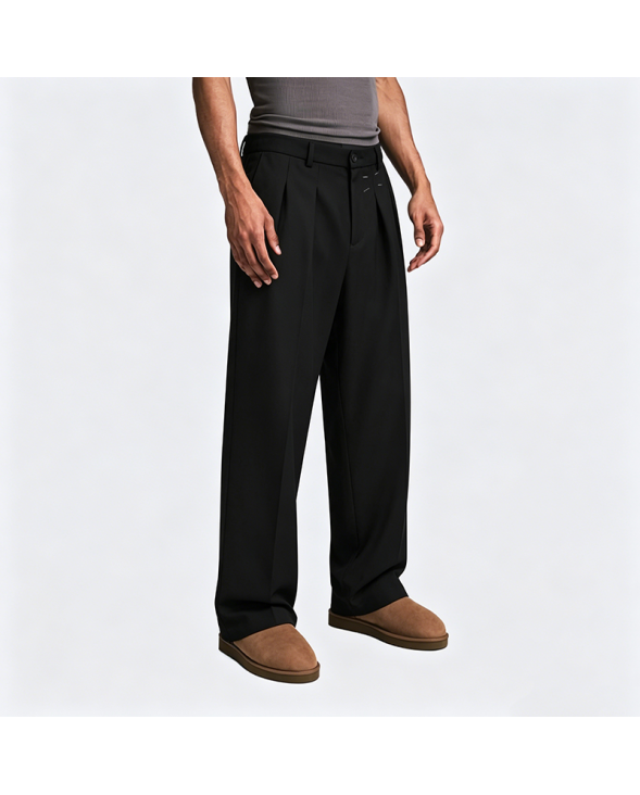 American-style Pleated Draped Casual Pants