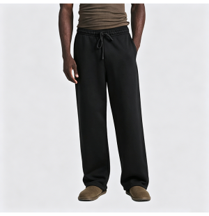 American Striped Straight-Leg Wide-Leg Casual Pants