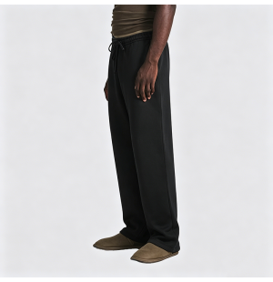 American Striped Straight-Leg Wide-Leg Casual Pants