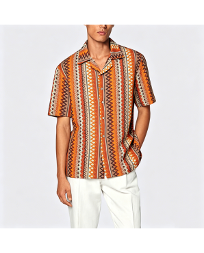 Simple Cotton Short Sleeve Shirt