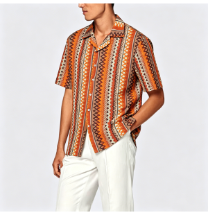 Simple Cotton Short Sleeve Shirt
