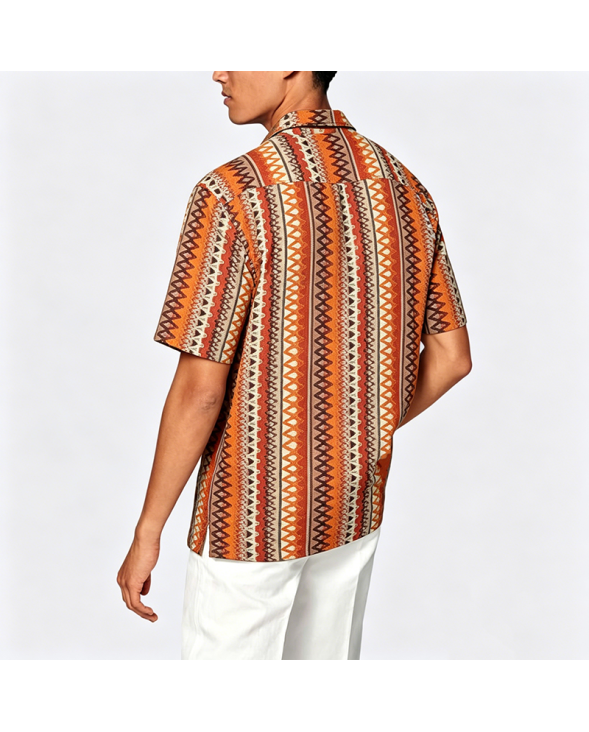 Simple Cotton Short Sleeve Shirt