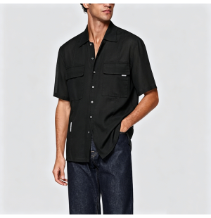 Simple Cotton Short Sleeve Shirt