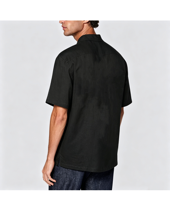 Simple Cotton Short Sleeve Shirt