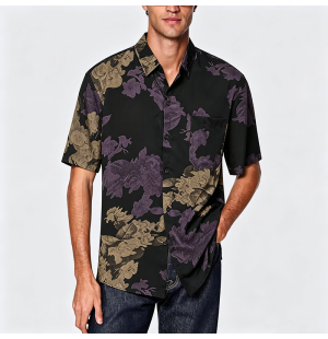 Simple Cotton Short Sleeve Shirt