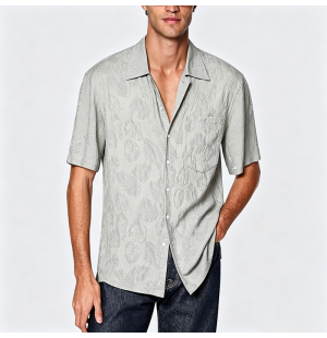 Simple Cotton Short Sleeve Shirt