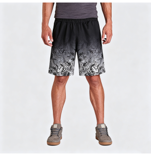 Gradient Quick-Dry Swim Trunks Men's Loose Casual Shorts