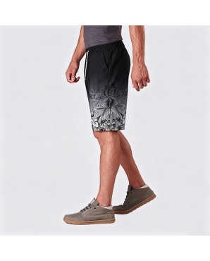 Gradient Quick-Dry Swim Trunks Men's Loose Casual Shorts