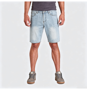 American Retro Light Wash Denim Shorts