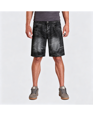 American Vintage Washed Denim Cropped Pants