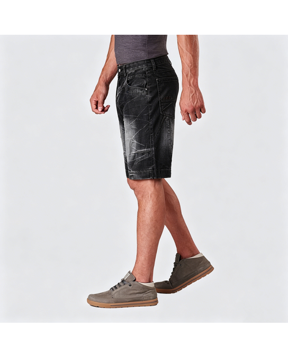 American Vintage Washed Denim Cropped Pants