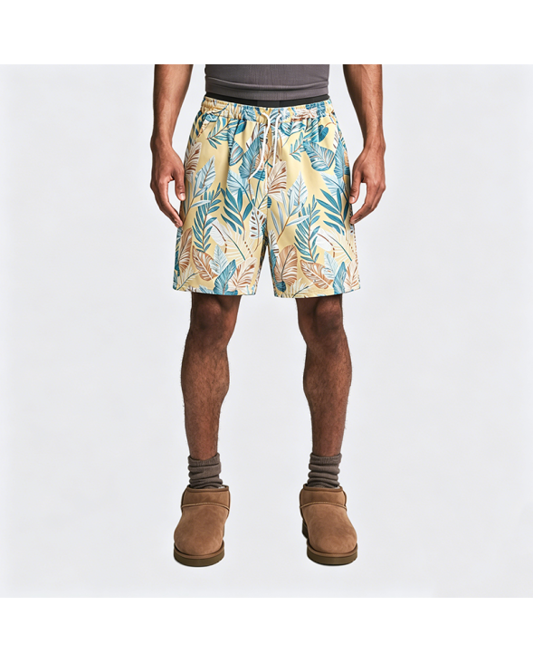 Men's Hawaiian Shorts Loose Fit Beach Trunks