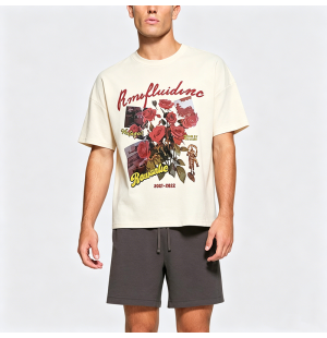 Printed Cotton Short-Sleeve T-Shirt