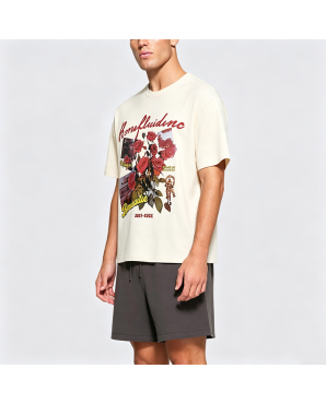 Printed Cotton Short-Sleeve T-Shirt