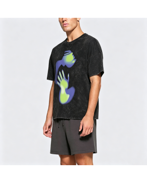 Distressed Washed Loose Short-Sleeve T-Shirt