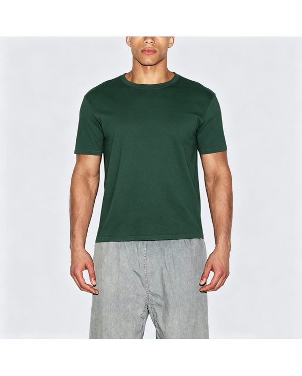 Heavyweight Cotton Embroidered Loose Short-Sleeve T-Shirt