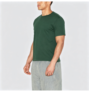 Heavyweight Cotton Embroidered Loose Short-Sleeve T-Shirt