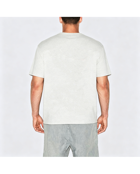 Hamburger Print Heavyweight Cotton Short-Sleeve T-Shirt