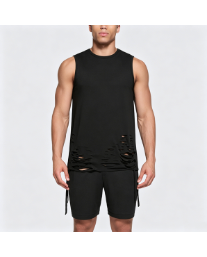 Summer Distressed Street Style Tank Top