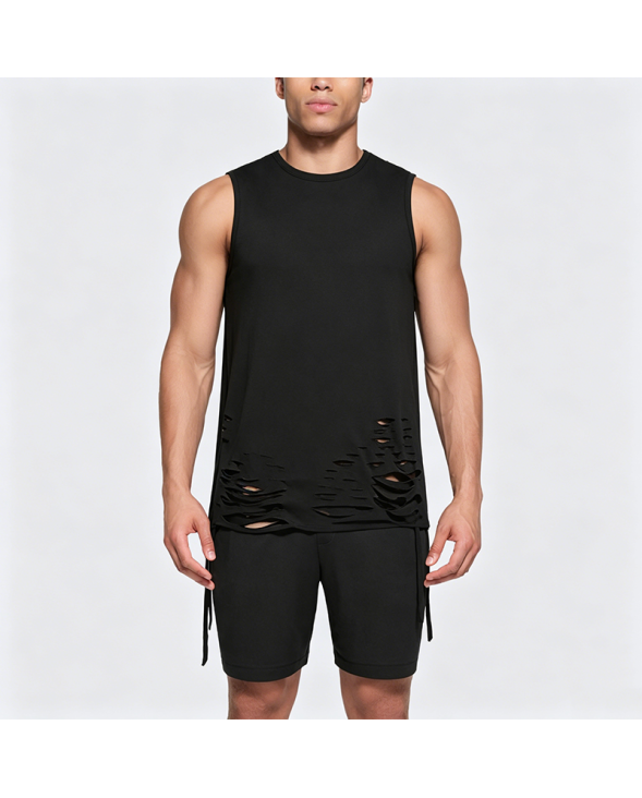 Summer Distressed Street Style Tank Top