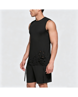 Summer Distressed Street Style Tank Top