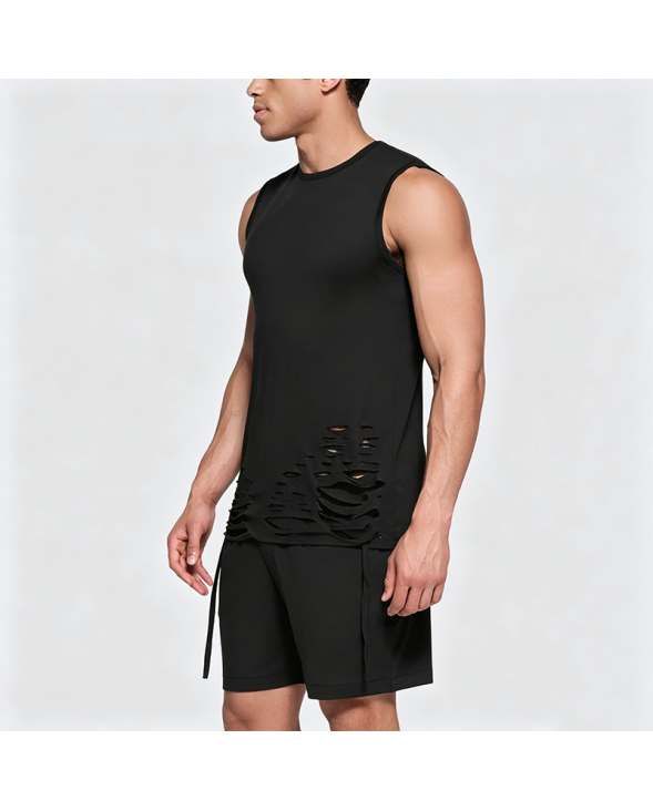 Summer Distressed Street Style Tank Top