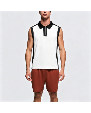 American Retro Half-Zip Vest