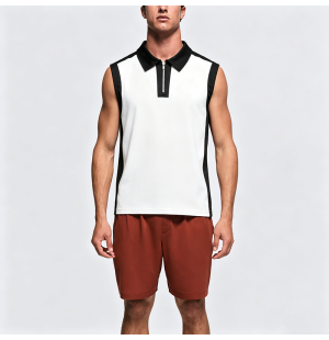 American Retro Half-Zip Vest