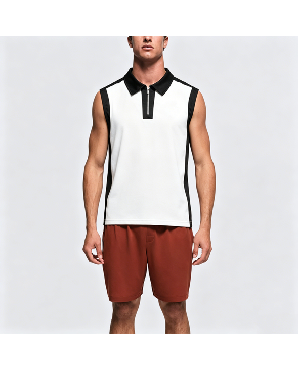 American Retro Half-Zip Vest