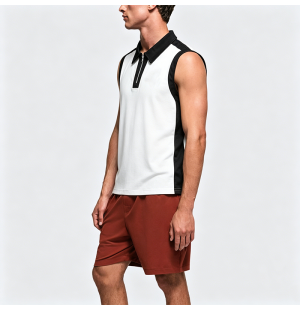 American Retro Half-Zip Vest