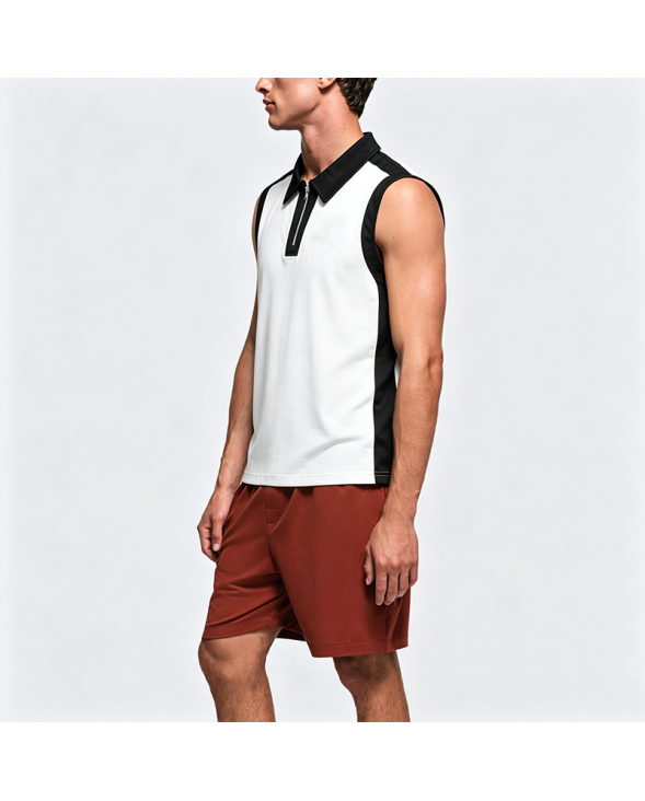 American Retro Half-Zip Vest