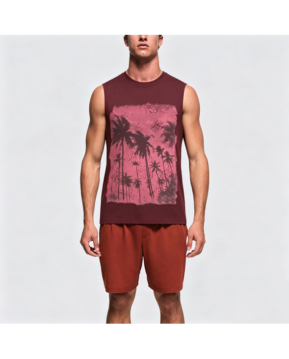 Hiphop Retro Design Sleeveless Tank